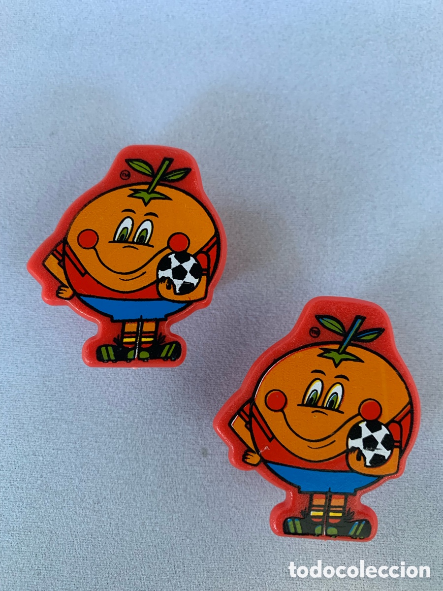 Escriban&iacute;a: NARANJITO PUNTAX 500 MUNDIAL 82 SACAPUNTAS NUEVOS 2 uds