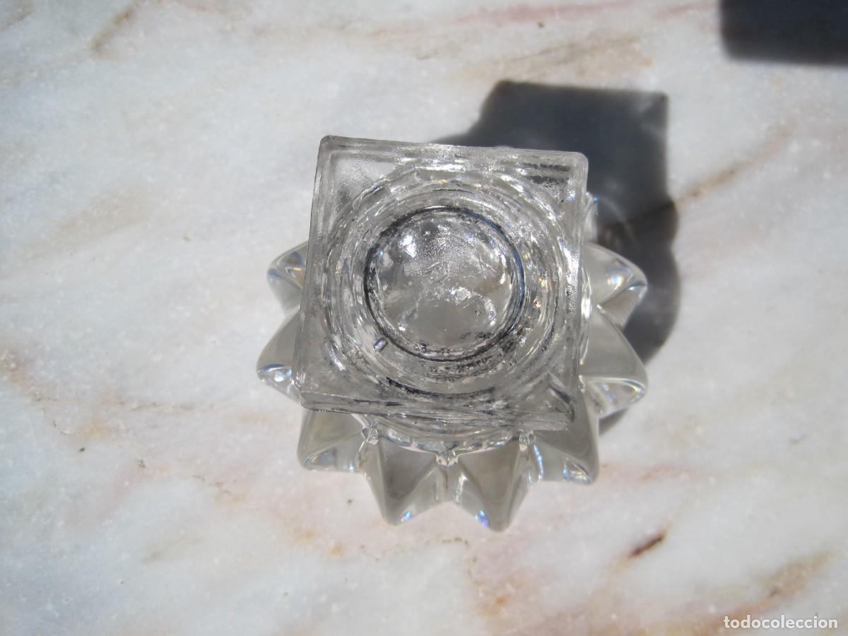 Escriban&iacute;a: TINTERO DE CRISTAL - C. 1900 - Foto 3