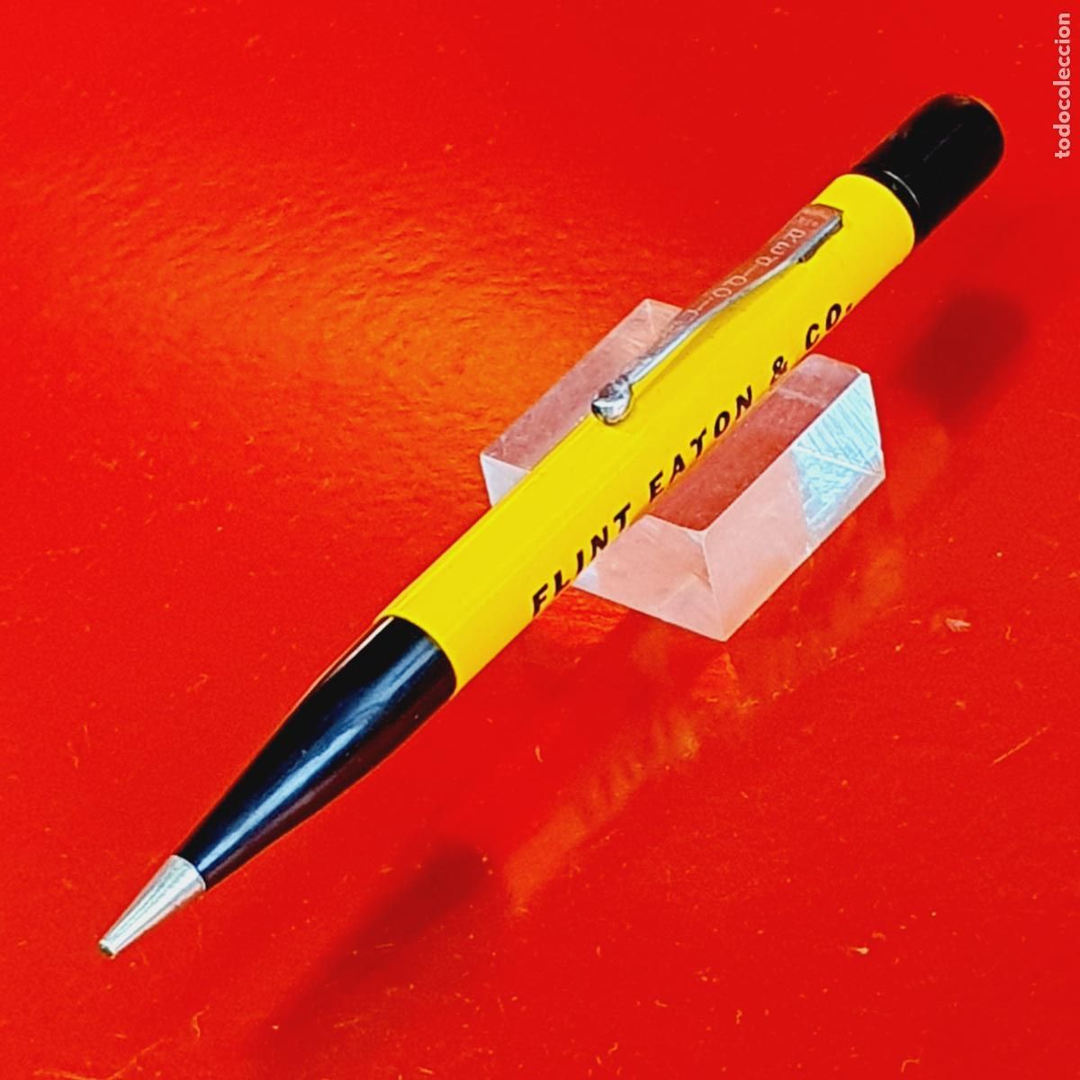 Escriban&iacute;a: 782*PORTAMINAS-REDIPOINT 1,18 MM-U.S.A-P:FLINT EATON & C0.-PEQUE&Ntilde;O BRASSING EN CLIP-VINTAGE-VER FOT