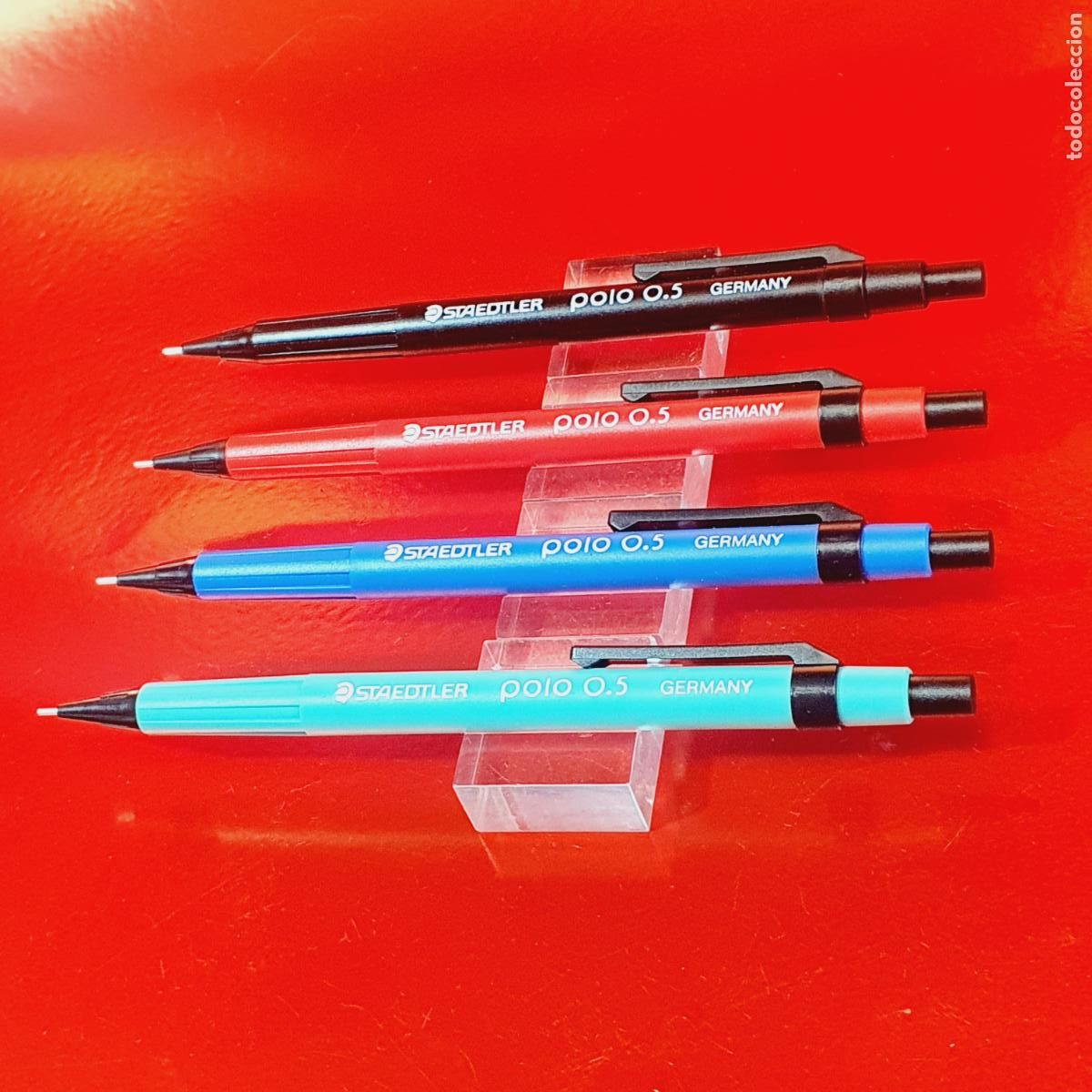 Escriban&iacute;a: LOTE 4 PORTAMINAS-STAEDTLER POLO 0,5-GERMANY-SERIE COMPLETA-VER FOTOGRAF&Iacute;AS-COLECCIONISTAS