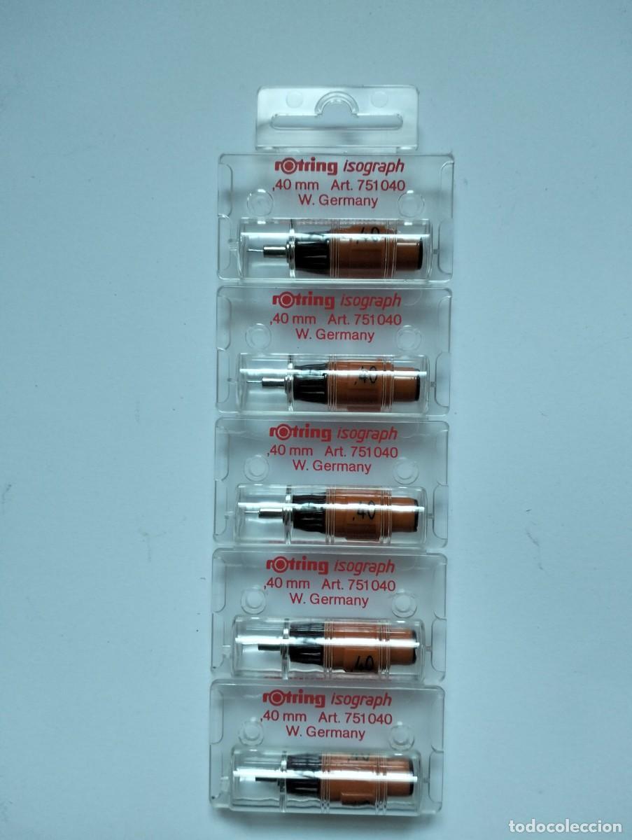 Escriban&iacute;a: Rotring Isograph 0.4mm Repuestos (5 uds)