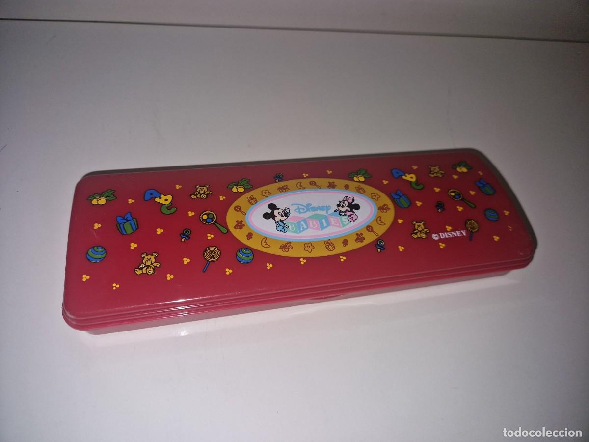 Escriban&iacute;a: plumier --safta-- vintage para l&aacute;pices y sacapuntas- DISNEY - estuche escolar colegio