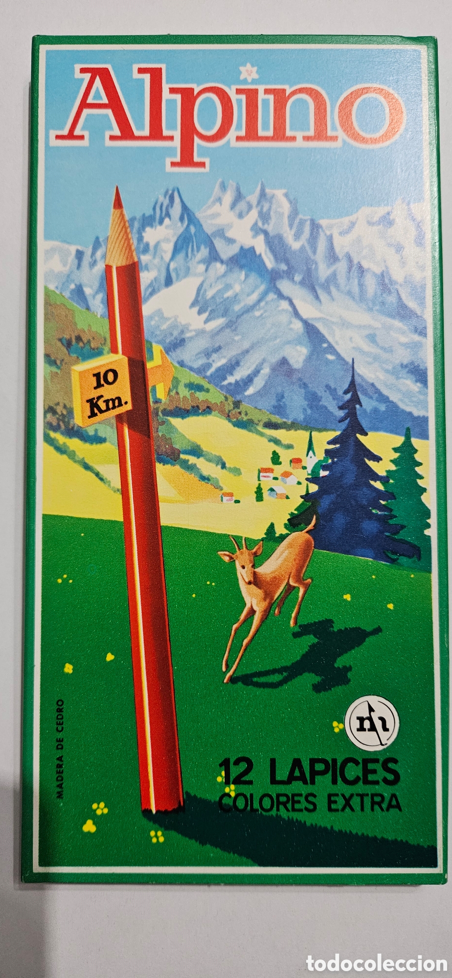 Escriban&iacute;a: MASATS CAJA DE 12 LAPICES COLOR ALPINO N&ordm; 654, CEDRO. A&Ntilde;OS 70