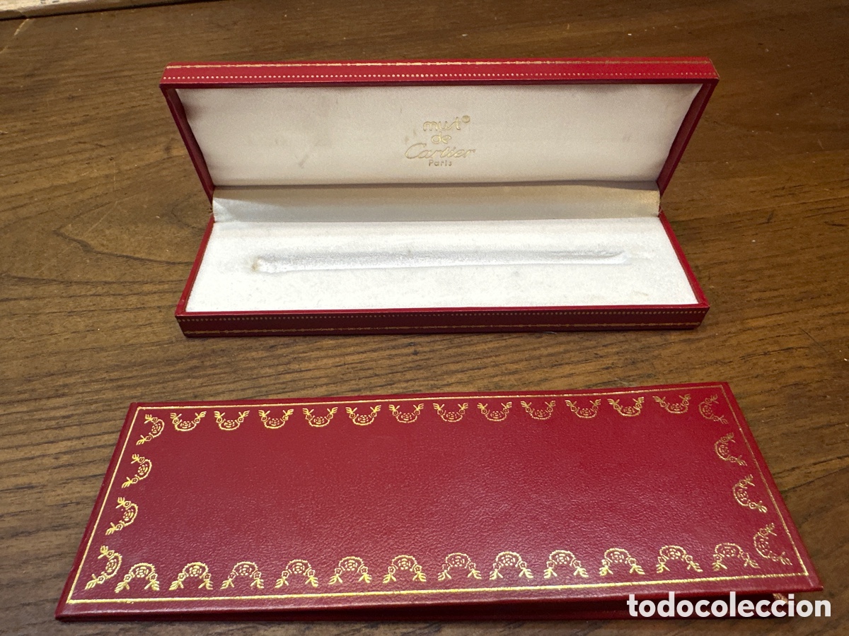 Escriban&iacute;a: CAJA PARA BOL&Iacute;GRAFO MUST DE CARTIER Y GARANTIA