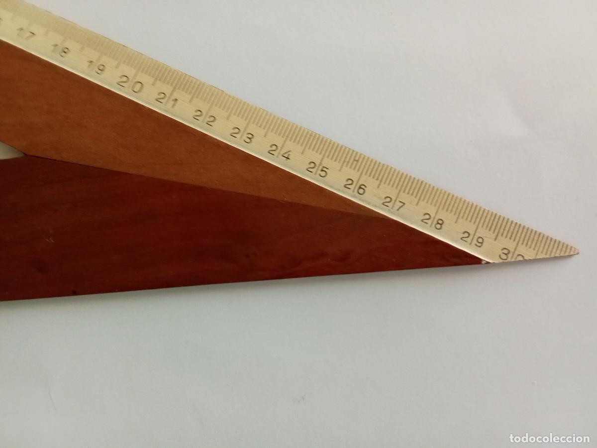 Escriban&iacute;a: Antiguo cartab&oacute;n de madera 30 cm - Foto 3