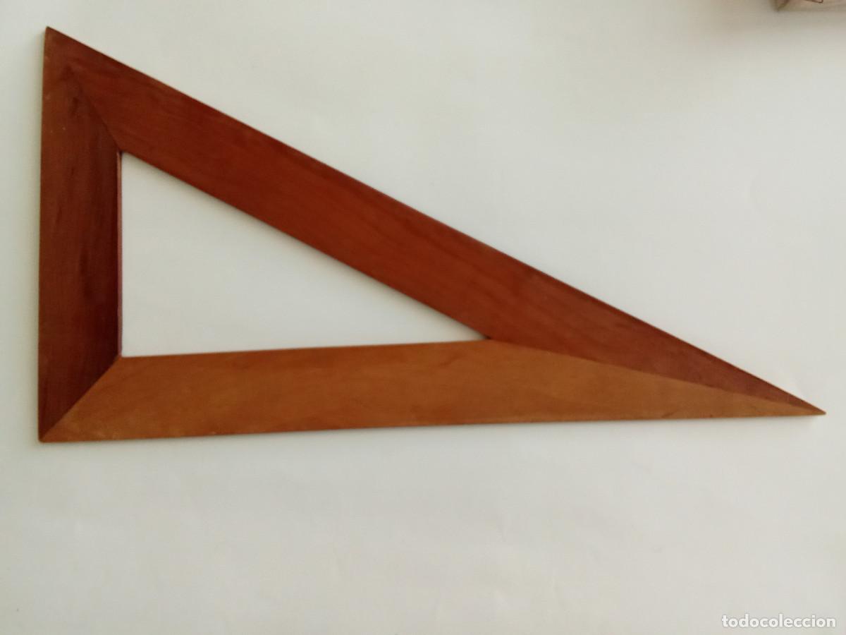 Escriban&iacute;a: Antiguo cartab&oacute;n de madera 30 cm - Foto 6