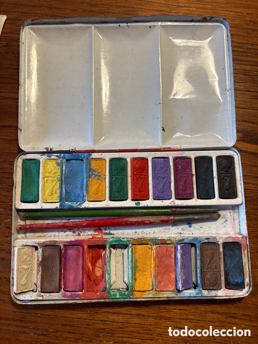 Escriban&iacute;a: CAJA DE PINTURAS COCHE DE CARRERAS ( ACUARELA ) - Foto 2