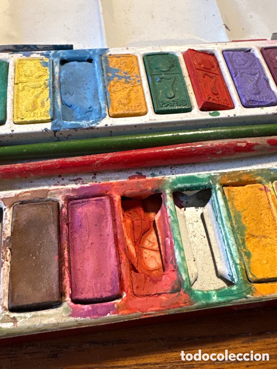 Escriban&iacute;a: CAJA DE PINTURAS COCHE DE CARRERAS ( ACUARELA ) - Foto 3