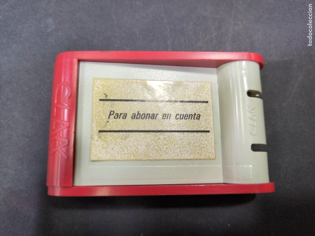 Escriban&iacute;a: sello para abonar en cuenta clak vintage a&ntilde;os 60