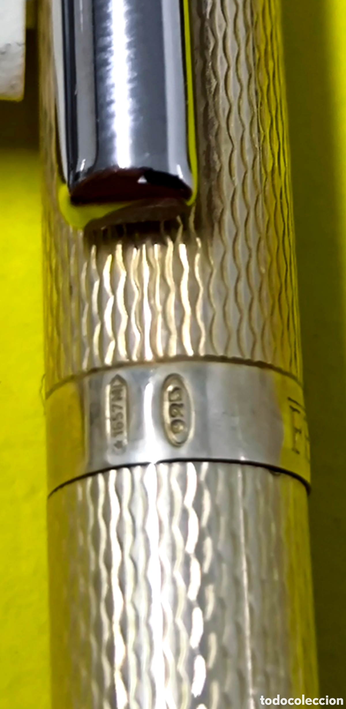 Escriban&iacute;a: LAPICERO/PENCIL FERRARI PLATA 925 - Foto 2