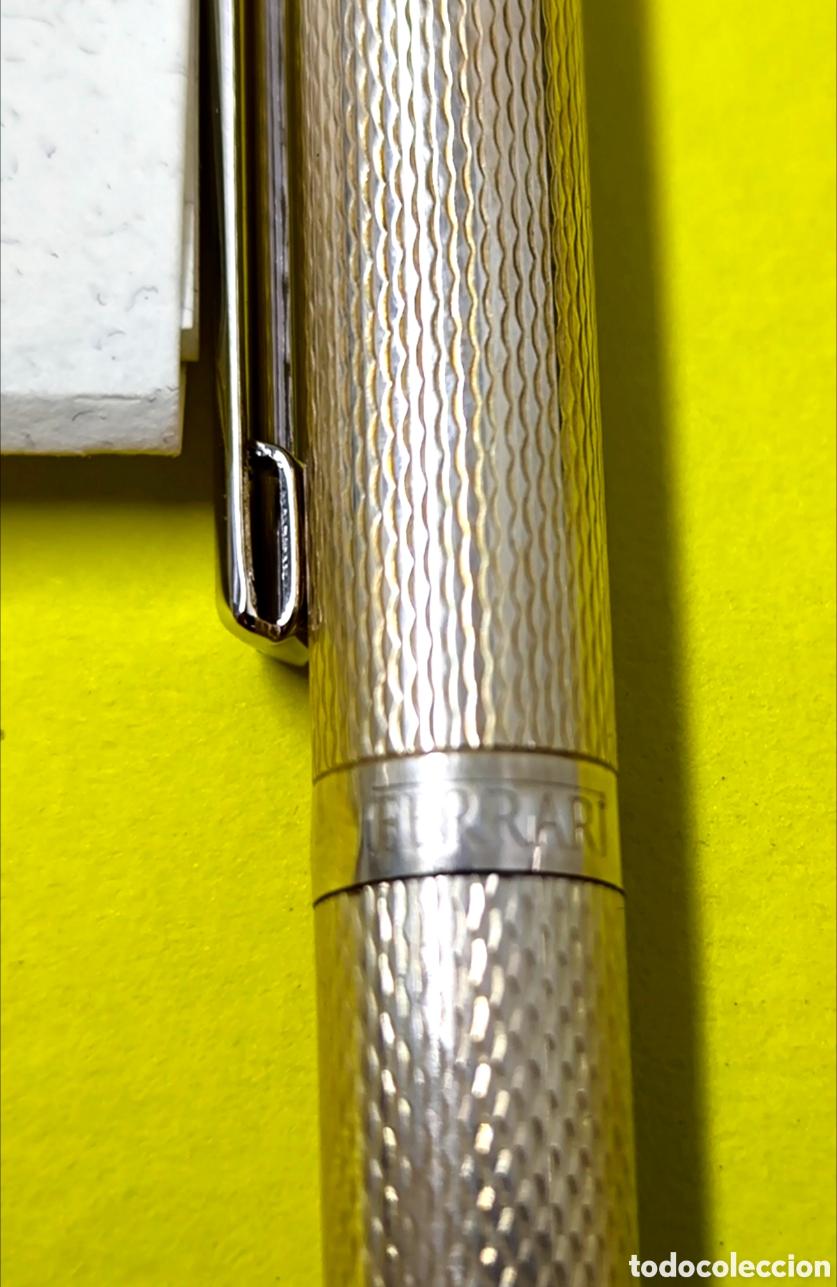Escriban&iacute;a: LAPICERO/PENCIL FERRARI PLATA 925 - Foto 3