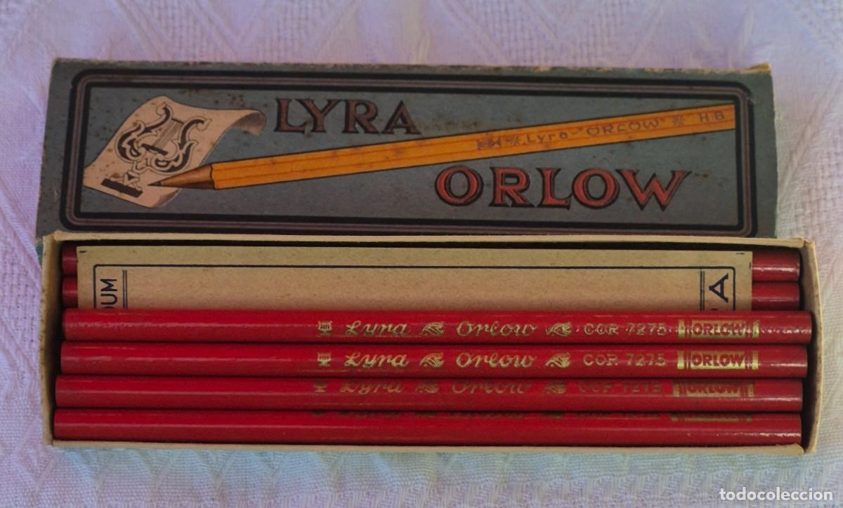 Escriban&iacute;a: LYRA &ndash; ORLOW &ndash; COP. 7275 &ndash; CAJA con 10 L&Aacute;PICES en estuche cart&oacute;n -nuevos a estrenar-made in Germany