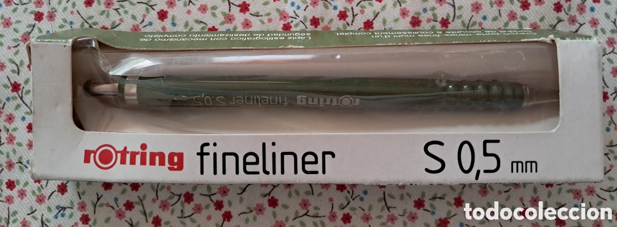 Escriban&iacute;a: Rotring. Portaminas Fineliner S 0.5. En caja original