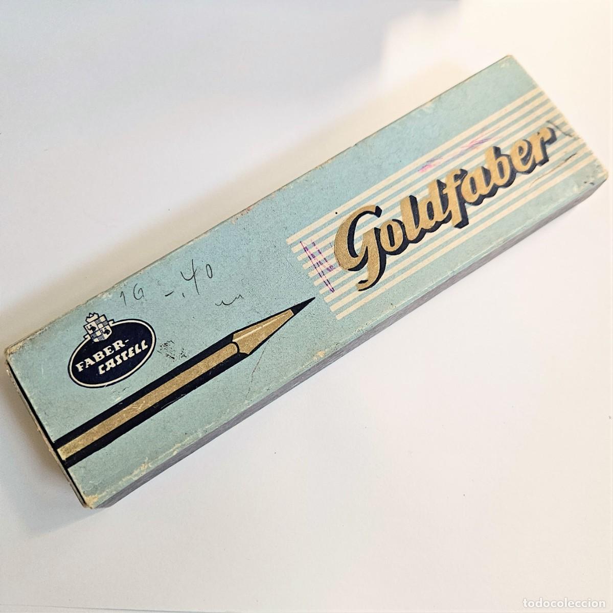 Escriban&iacute;a: Raro. Antigua caja de lapices de Goldfaber. ALEMANIA 1930 - 1940.