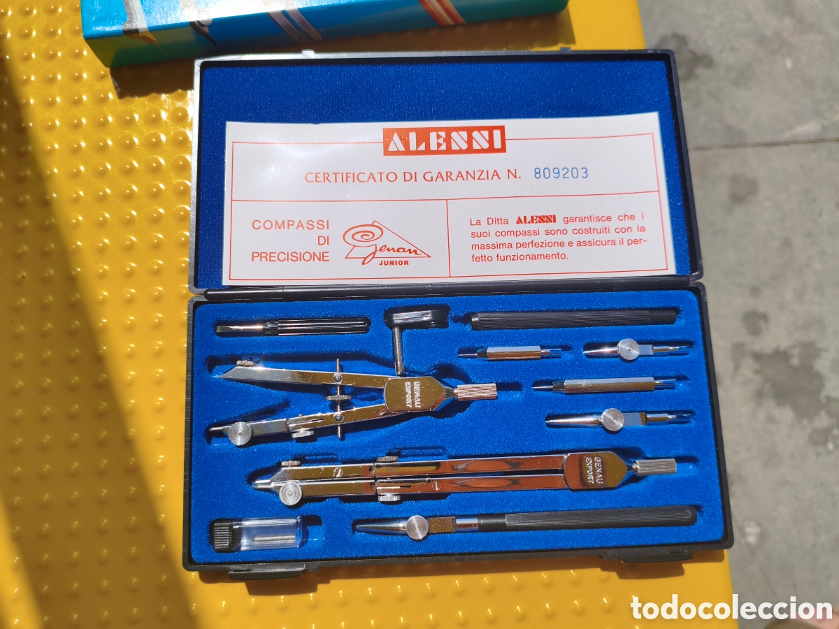 Escriban&iacute;a: Caja compas de precisi&oacute;n Alessi a&ntilde;os 70 o 80