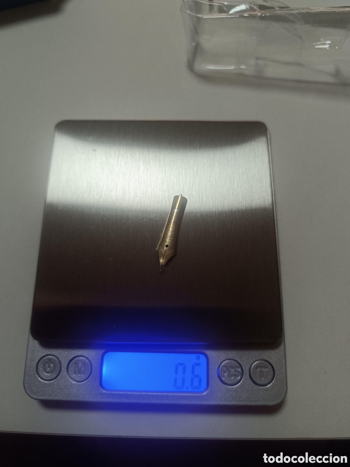 Escriban&iacute;a: Plum&iacute;n oro 14k montblan 235 - Foto 8