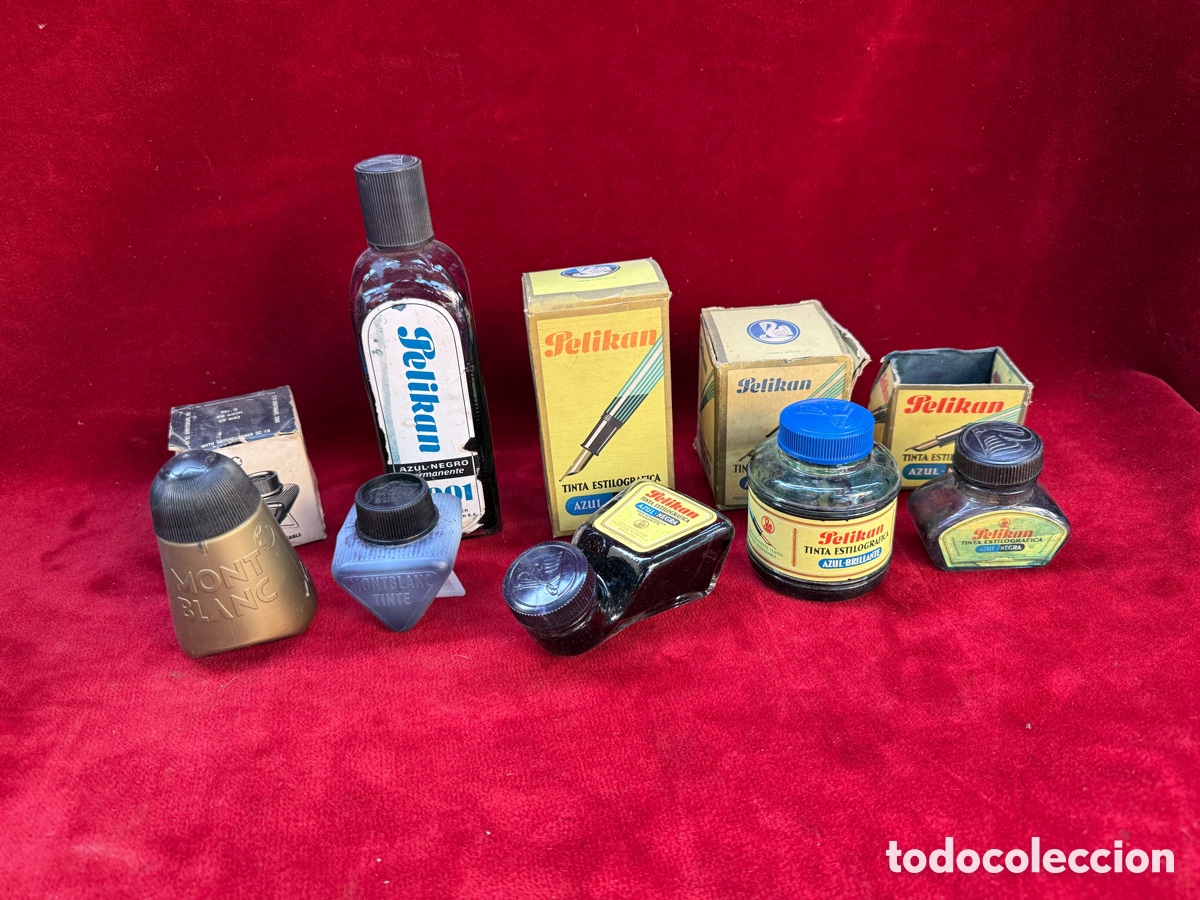 Escriban&iacute;a: Gran lote de tintes para plumas,mont Blanc y Pelikan!