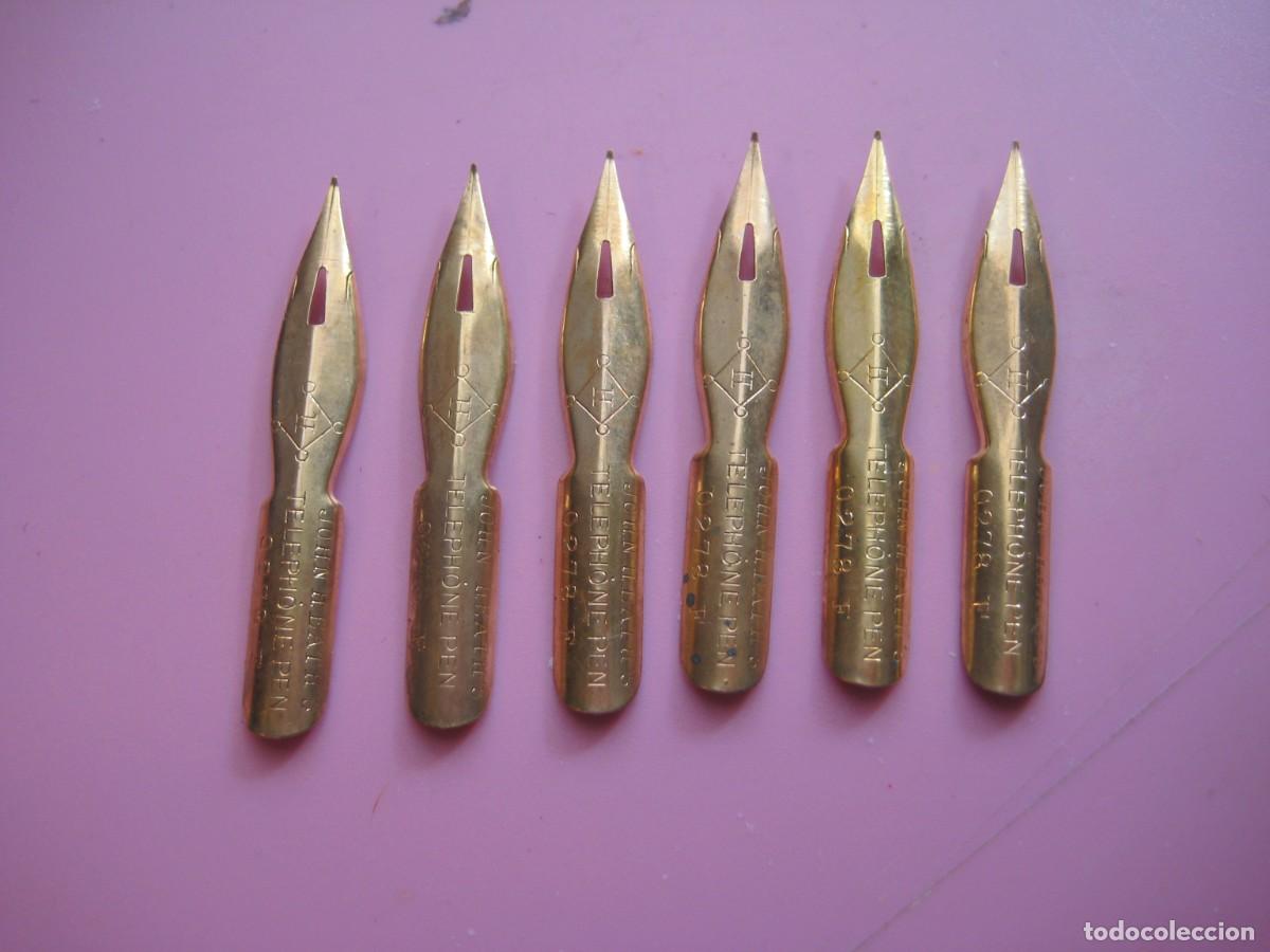 Escriban&iacute;a: 6 PLUMILLA BA&Ntilde;O DE ORO. DE MITAD DEL SIGLO XX