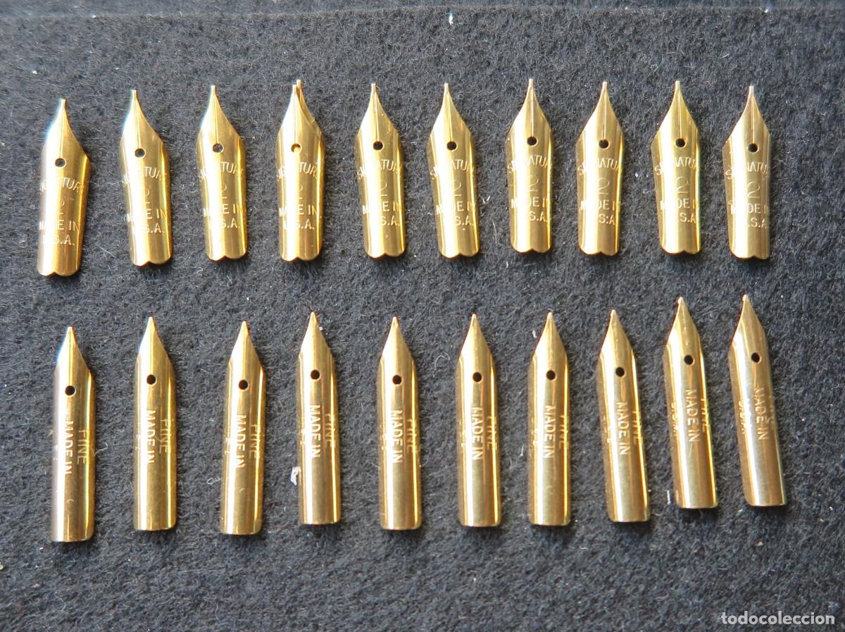 Escriban&iacute;a: 20 PLUMILLAS 10 C.HOWARD N&ordm; 752 Y 10 SIGNATURE PENS N&ordm; 2 U.S.A.