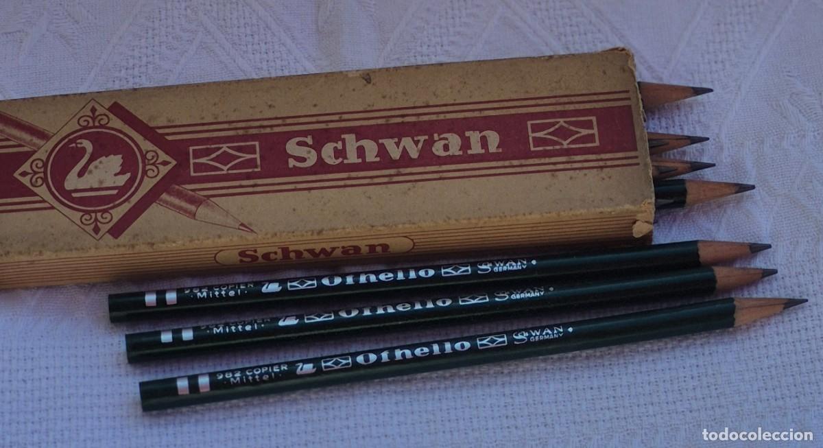 Escriban&iacute;a: SCHWAN STABILO&ndash;OTHELLO SWANO - n&ordm; 982 copier mittel-caja 12 L&Aacute;PICES estuche cart&oacute;n-nuevos a estrenar