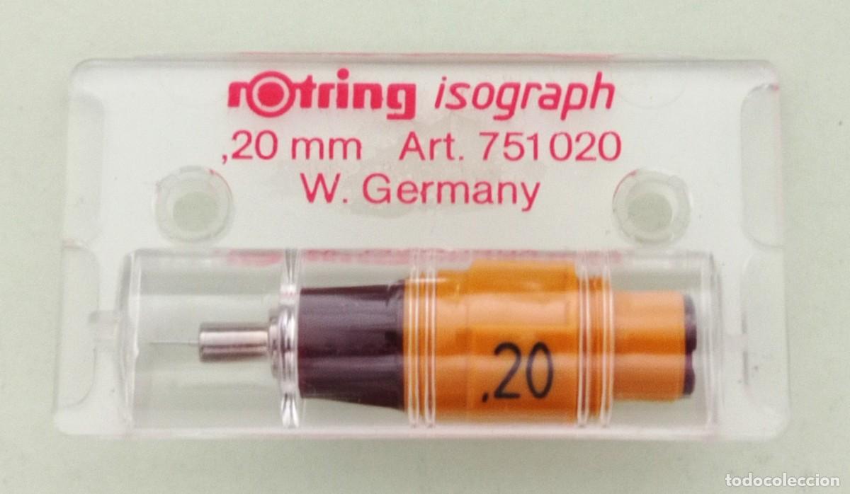 Escriban&iacute;a: PUNTA DE RECAMBIO ''ROTRING ISOGRAPH'' DE 0,20mm (Art. 751 020). NUEVA A ESTRENAR.