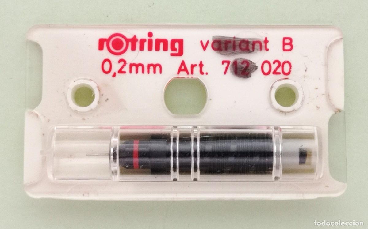 Escriban&iacute;a: PUNTA DE RECAMBIO ''ROTRING VARIANT B'' DE 0,2mm (Art. 712 020). NUEVA A ESTRENAR.