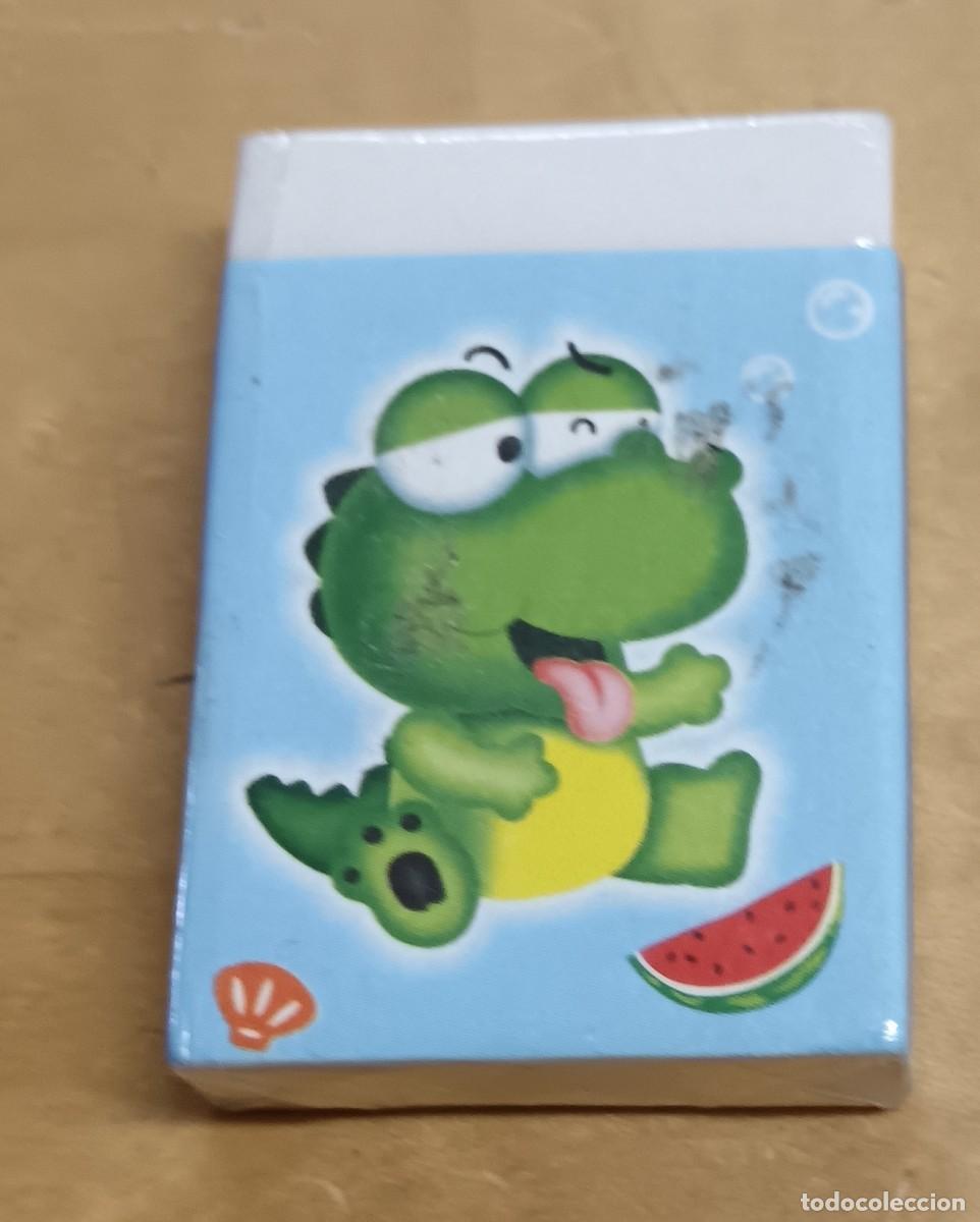 Escriban&iacute;a: GOMA DE BORRAR CON DIBUJO DE COCODRILO 4,5 CM. ALTURA