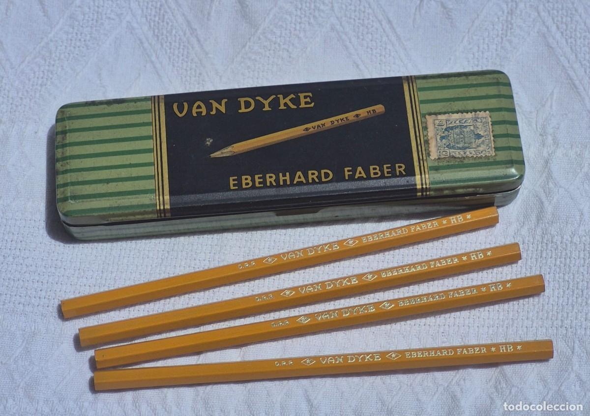 Escriban&iacute;a: EBERHARD FABER &ndash; VAN DYKE - HB &ndash;CAJA DE 12 L&Aacute;PICES en estuche met&aacute;lico -nuevos a estrenar