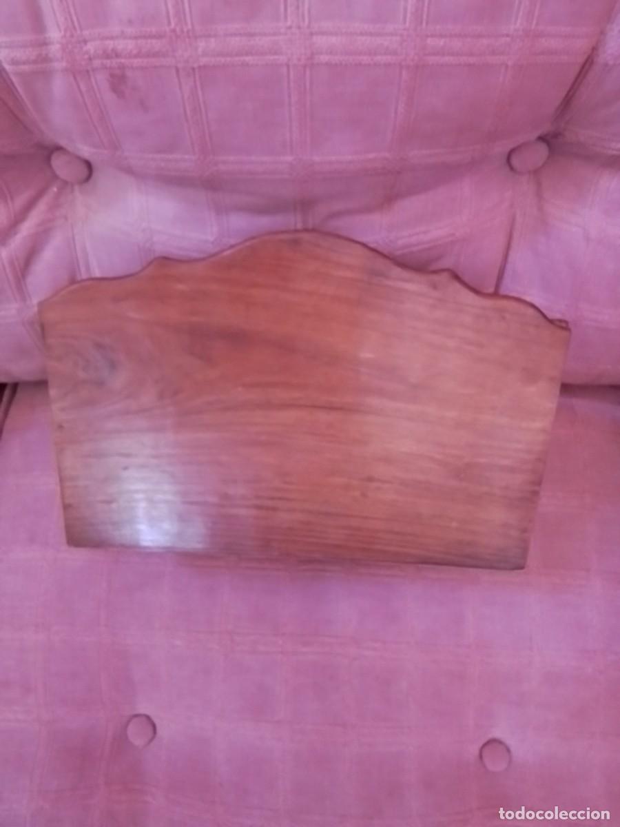 Escriban&iacute;a: Tarjetero de escritorio. Madera - Foto 2