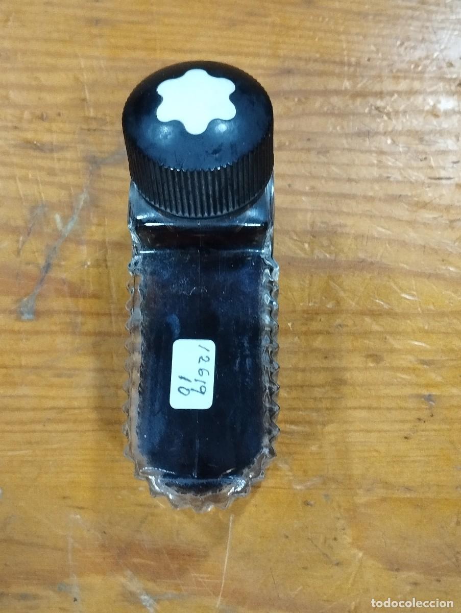 Escriban&iacute;a: TINTERO MONTBLANC CON TINTA AZUL. - Foto 4