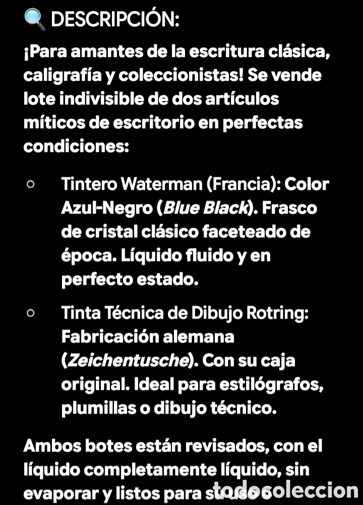 Escriban&iacute;a: Tinteros Rotring y Waterman - Foto 2