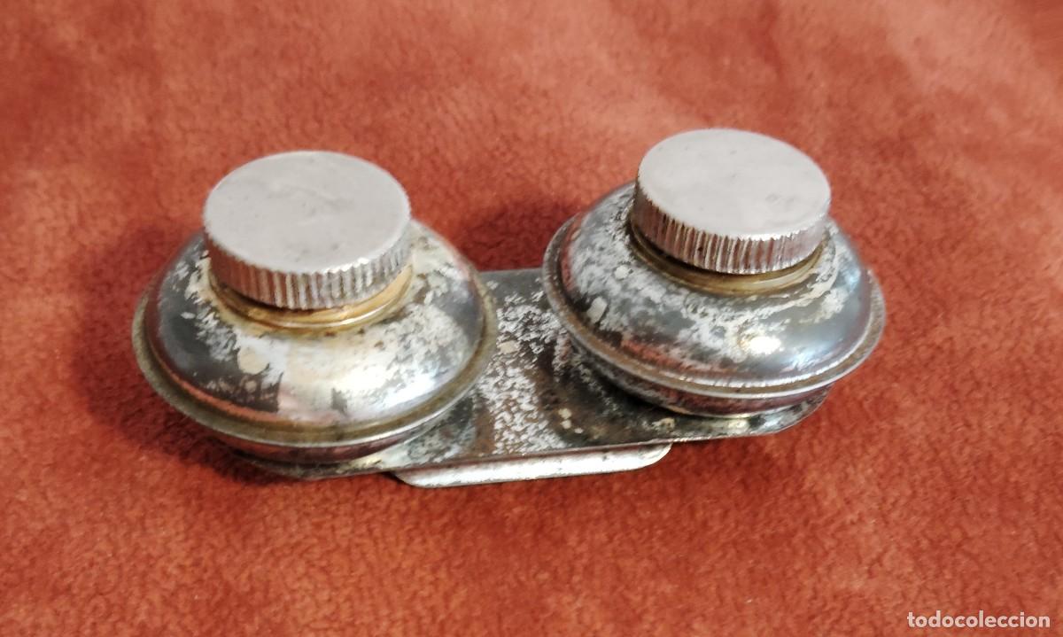 Escriban&iacute;a: ANTIGUO TINTERO PORTATIL. ITALIA.ENVIO INCLUIDO..