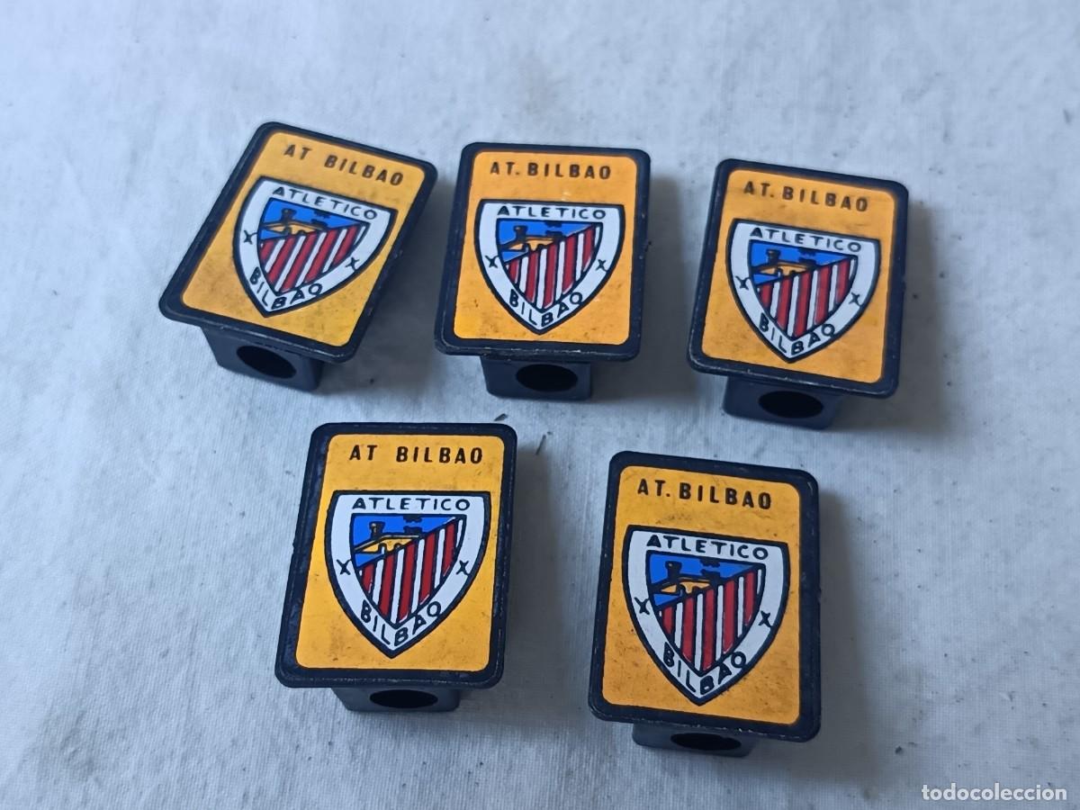 Escriban&iacute;a: Lote de 5 sacapuntas de colecci&oacute;n, de f&uacute;tbol, At. Bilbao
