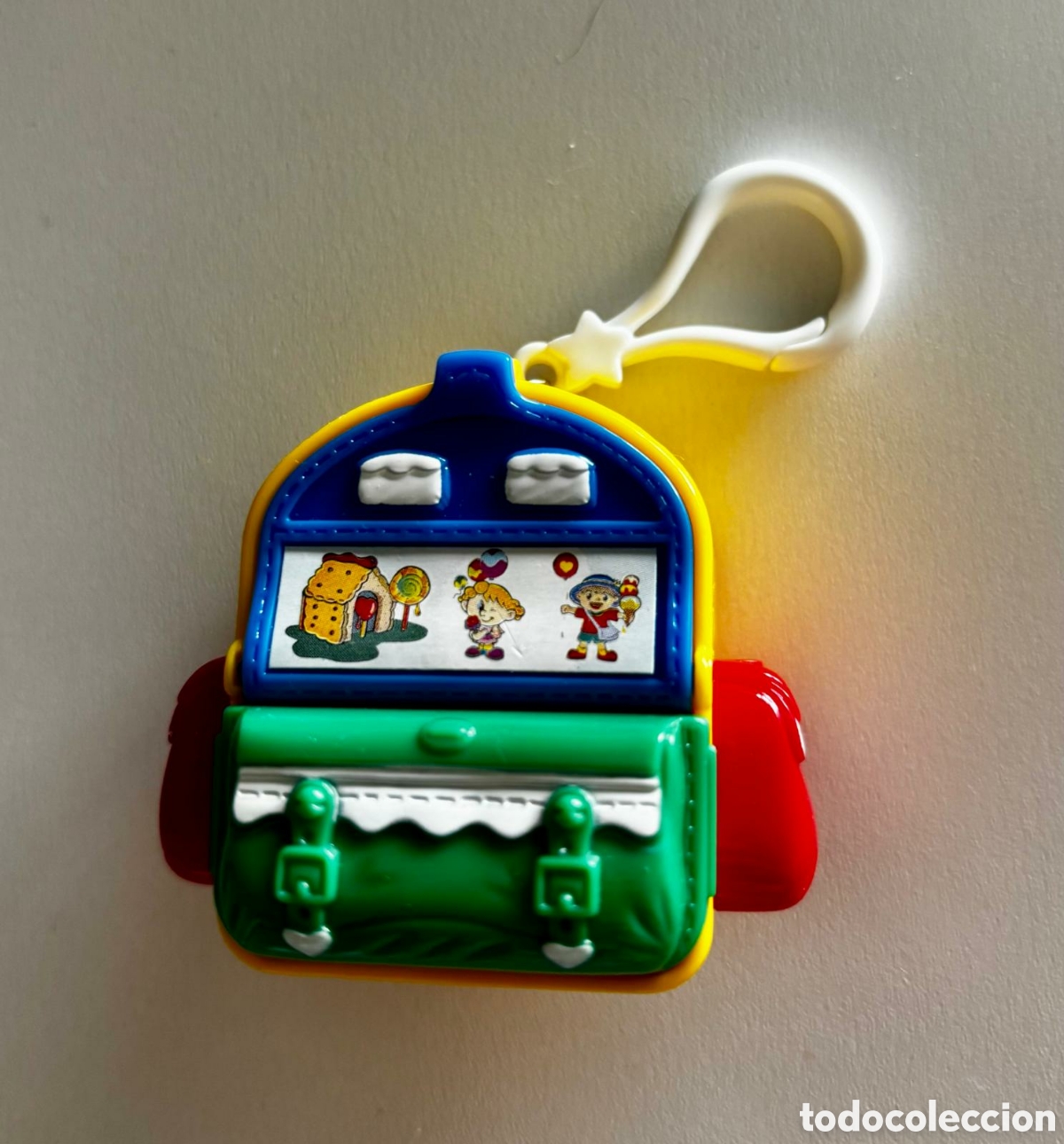 Escriban&iacute;a: Antiguo SACAPUNTAS afilal&aacute;pices MOCHILA de pl&aacute;stico a&ntilde;os 80 NUEVO colecci&oacute;n escolar cole colegio