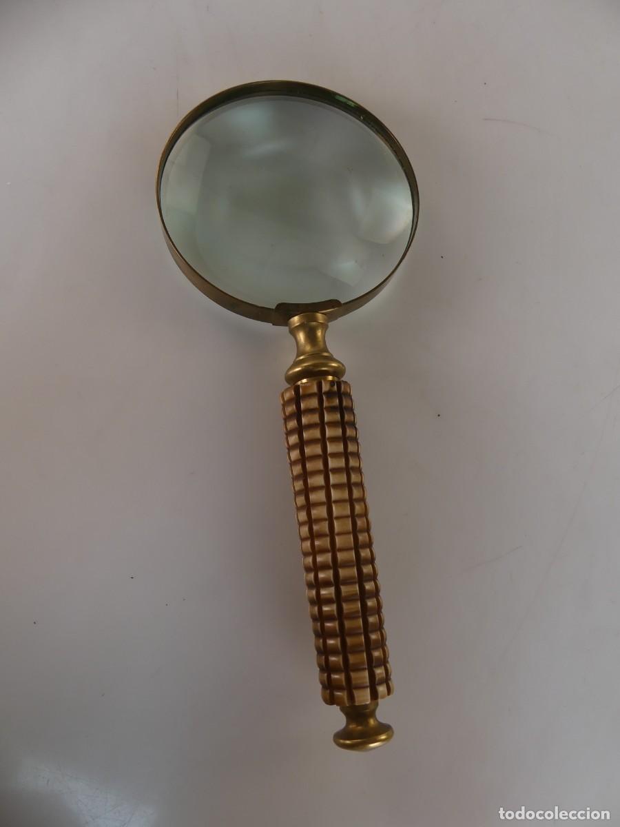 Escriban&iacute;a: BONITA LUPA CON MANGO DE BRONCE PRECIOSO DISE&Ntilde;O