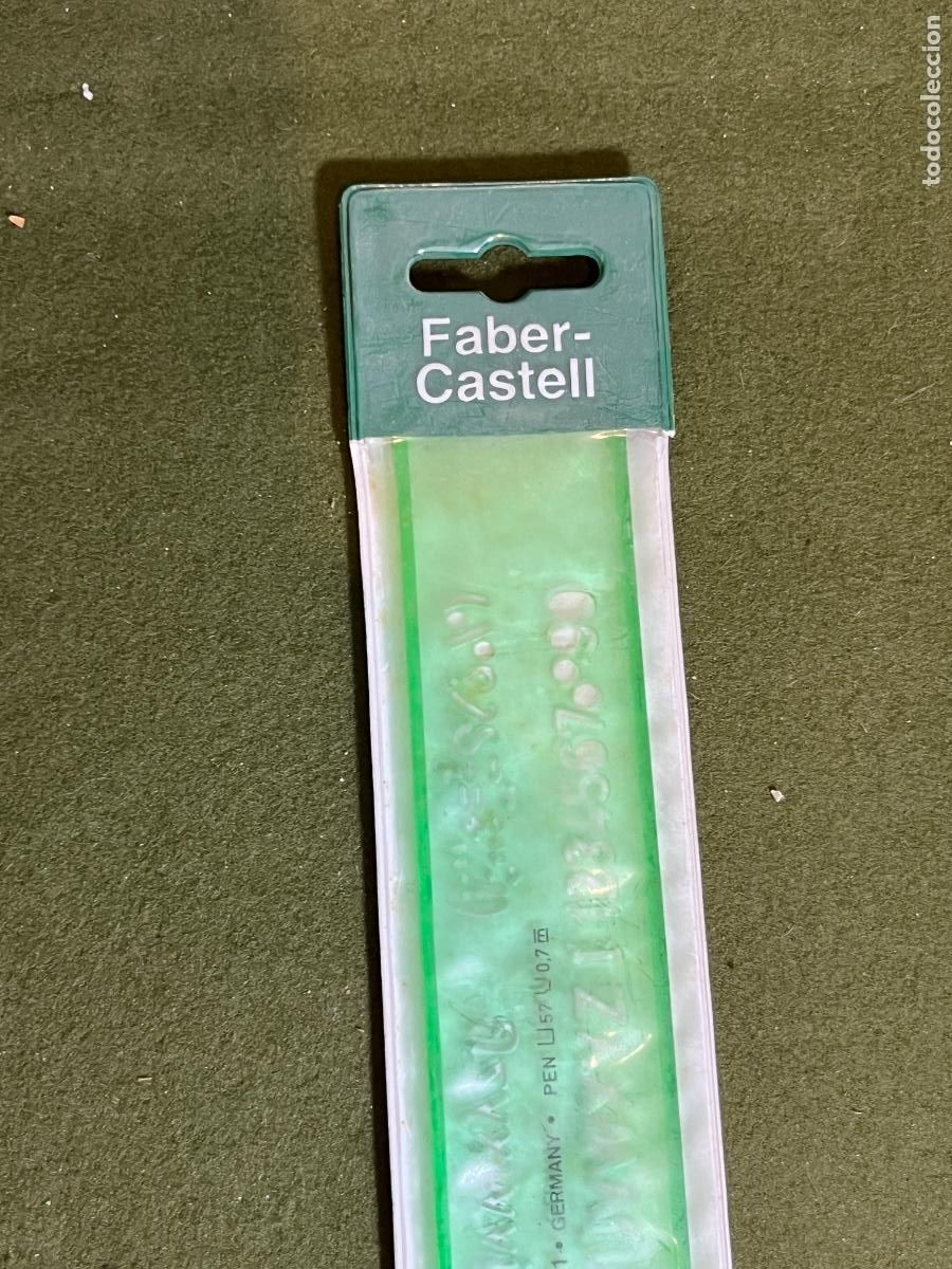 Escriban&iacute;a: Plantilla de rotulaci&oacute;n Faber-Castell HS DIN 1451 632/7 vintage | Letras y n&uacute;meros t&eacute;cnicos 0,7 mm