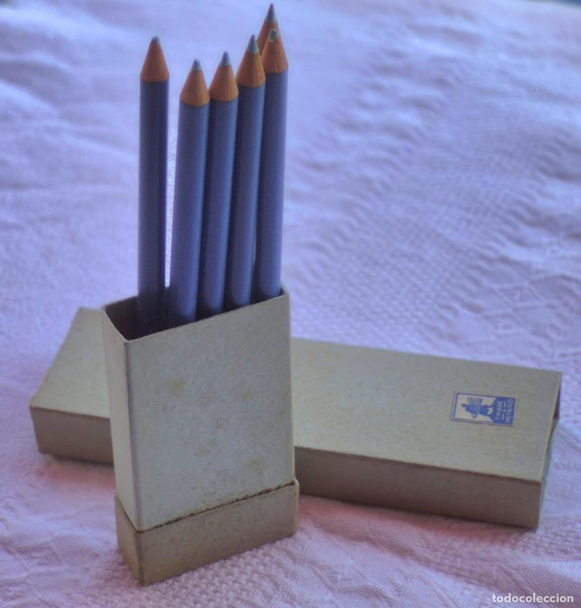 Escriban&iacute;a: JOHANN FABER &ndash; POLYCOLOR 6006 N&ordm; 6 azul &ndash; Caja con 6 l&aacute;pices en estuche cart&oacute;n