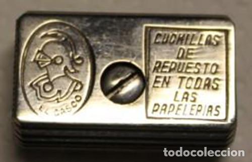 Escriban&iacute;a: SACAPUNTAS EL CASCO - CON FUNDA DE CUERO - ESCASO