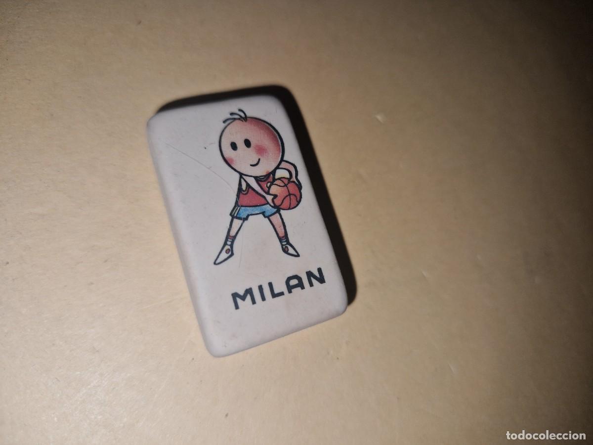 Escriban&iacute;a: ANTIGUA GOMA DE BORRAR MILAN SERIE DEPORTES