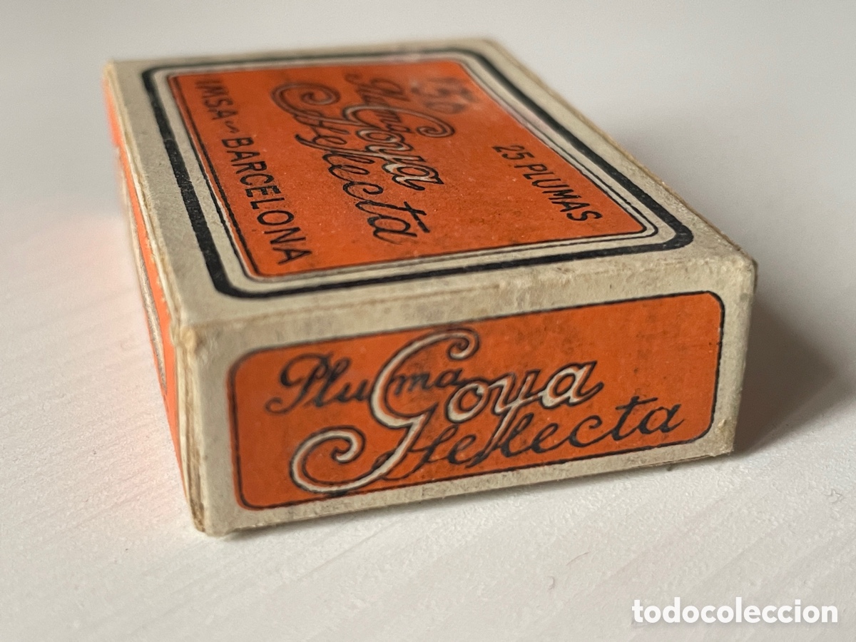 Escriban&iacute;a: Caja de 25 plumas. Marca Goya selecta. Imsa. n&uacute;mero 525. - Foto 3