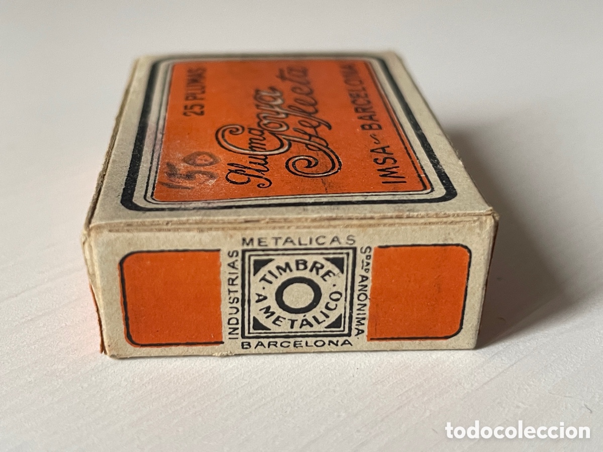Escriban&iacute;a: Caja de 25 plumas. Marca Goya selecta. Imsa. n&uacute;mero 525. - Foto 5