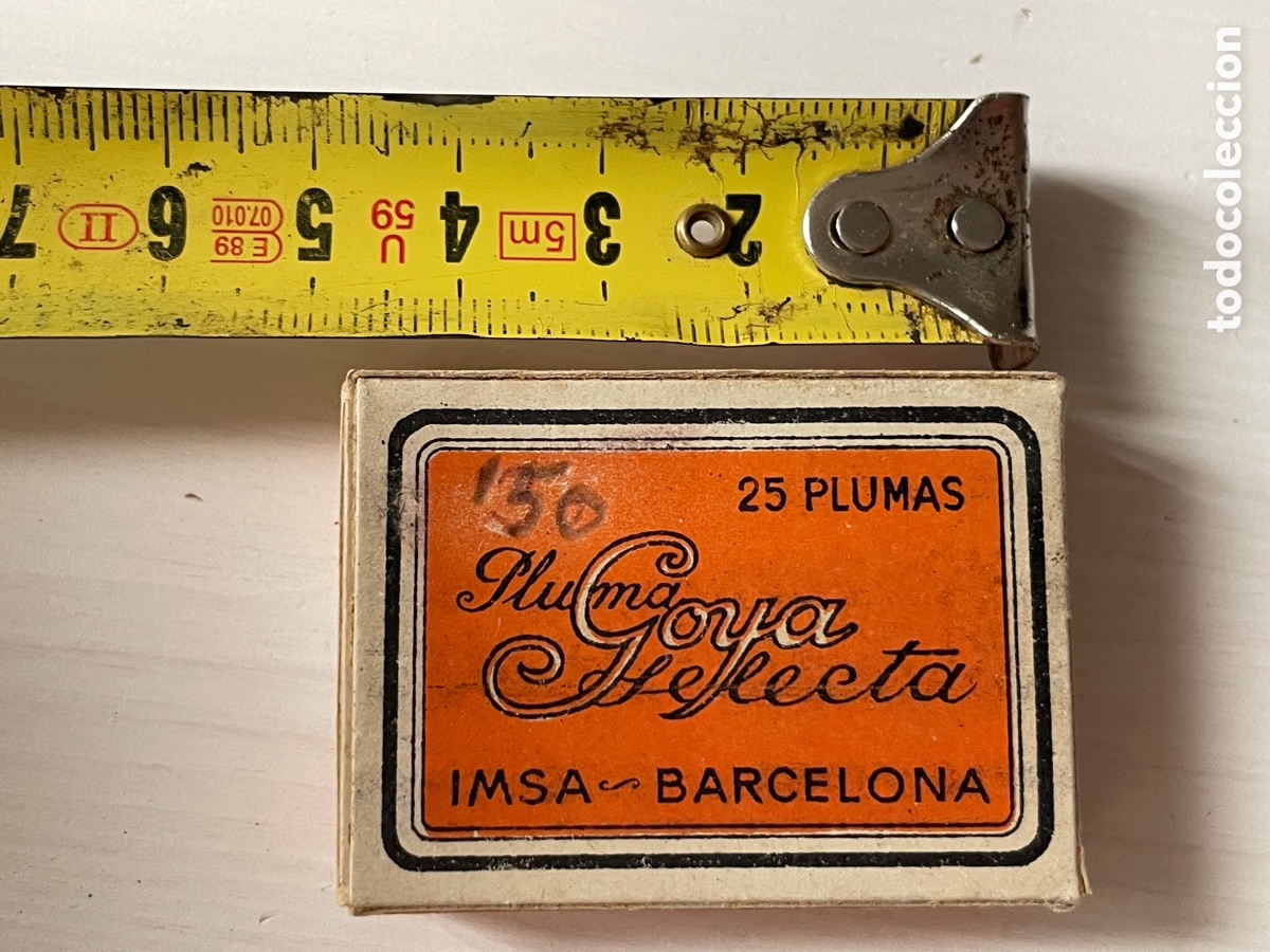 Escriban&iacute;a: Caja de 25 plumas. Marca Goya selecta. Imsa. n&uacute;mero 525. - Foto 7