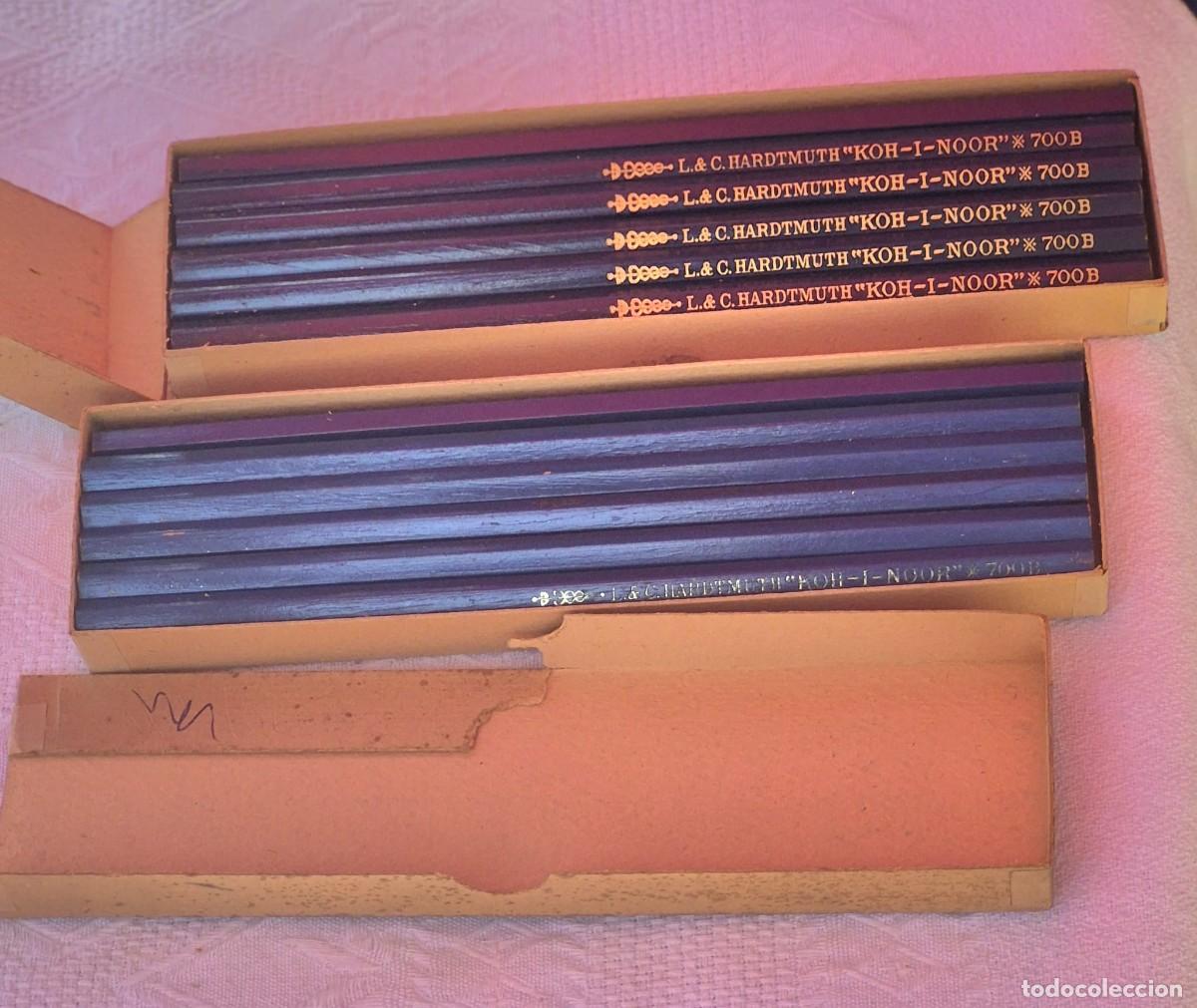 Escriban&iacute;a: L & C. HARDTMUTH&ndash;KOH-I-NOOR-700 B&ndash;12 l&aacute;pices estuche cart&oacute;n sin serigrafia-nuevos-Germany-a&ntilde;o 1944