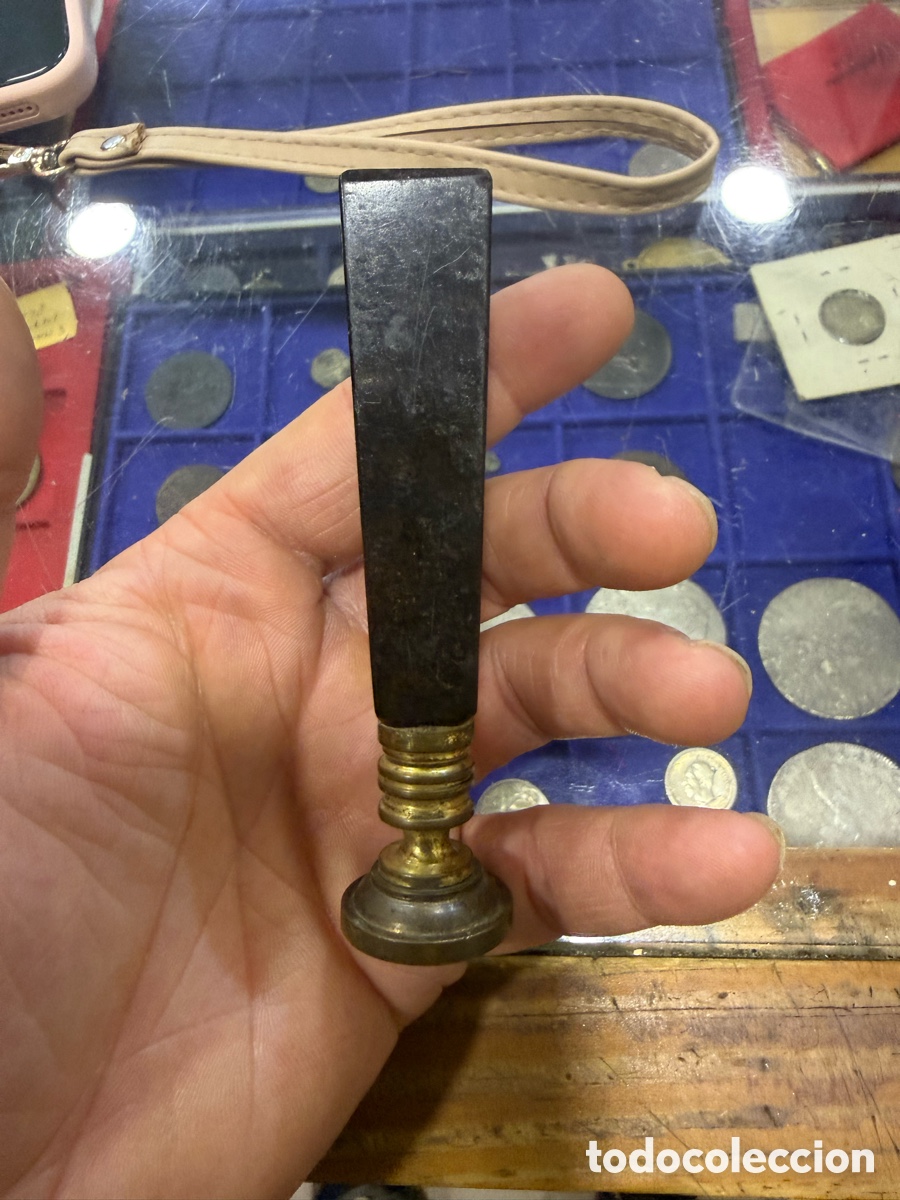 Escriban&iacute;a: Antiguo sello de lacre - Foto 1