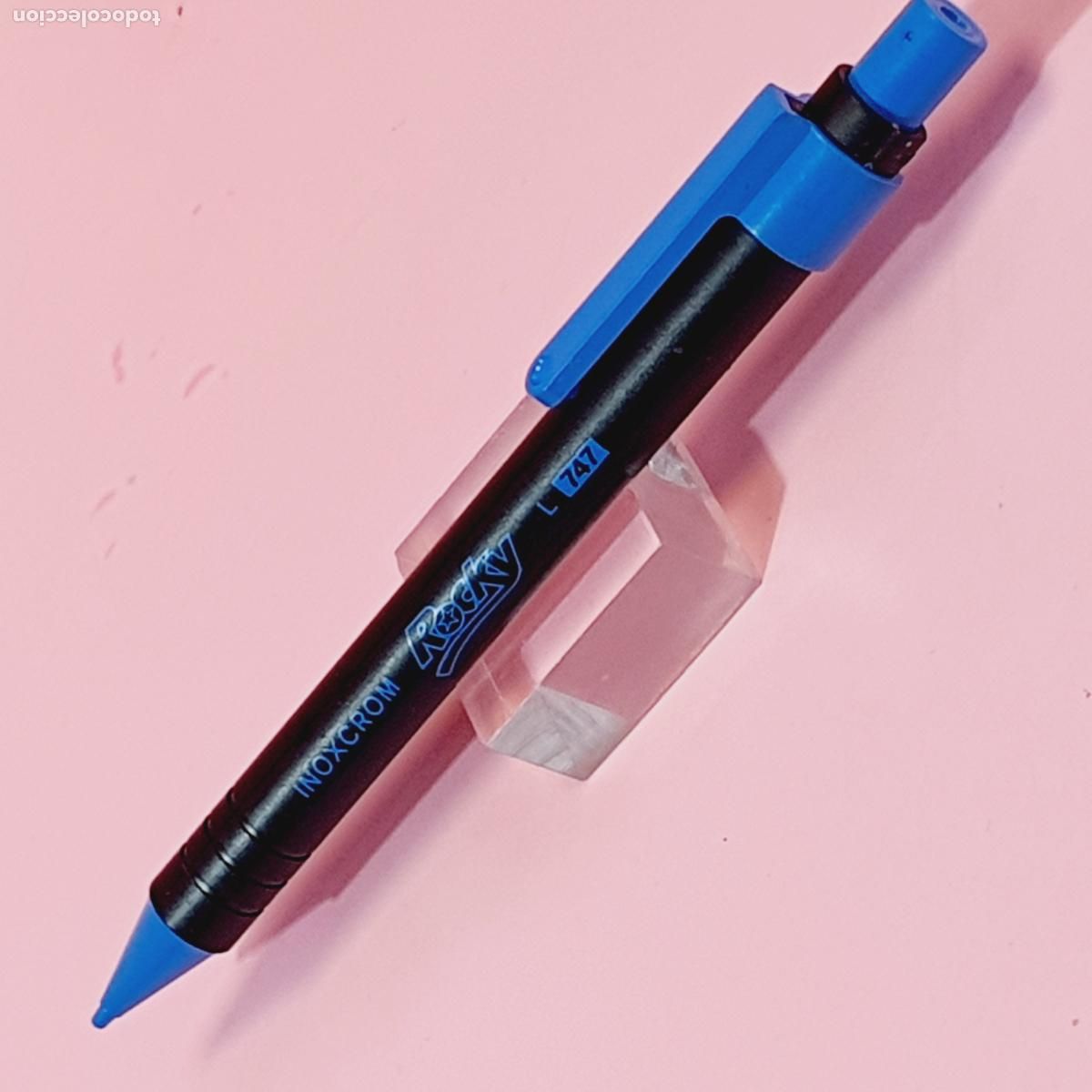 Escriban&iacute;a: PORTAMINAS-INOXCROM ROCKY-NEGRO/AZUL-DESCATALOGADO-VER FOTOGRAF&Iacute;AS.