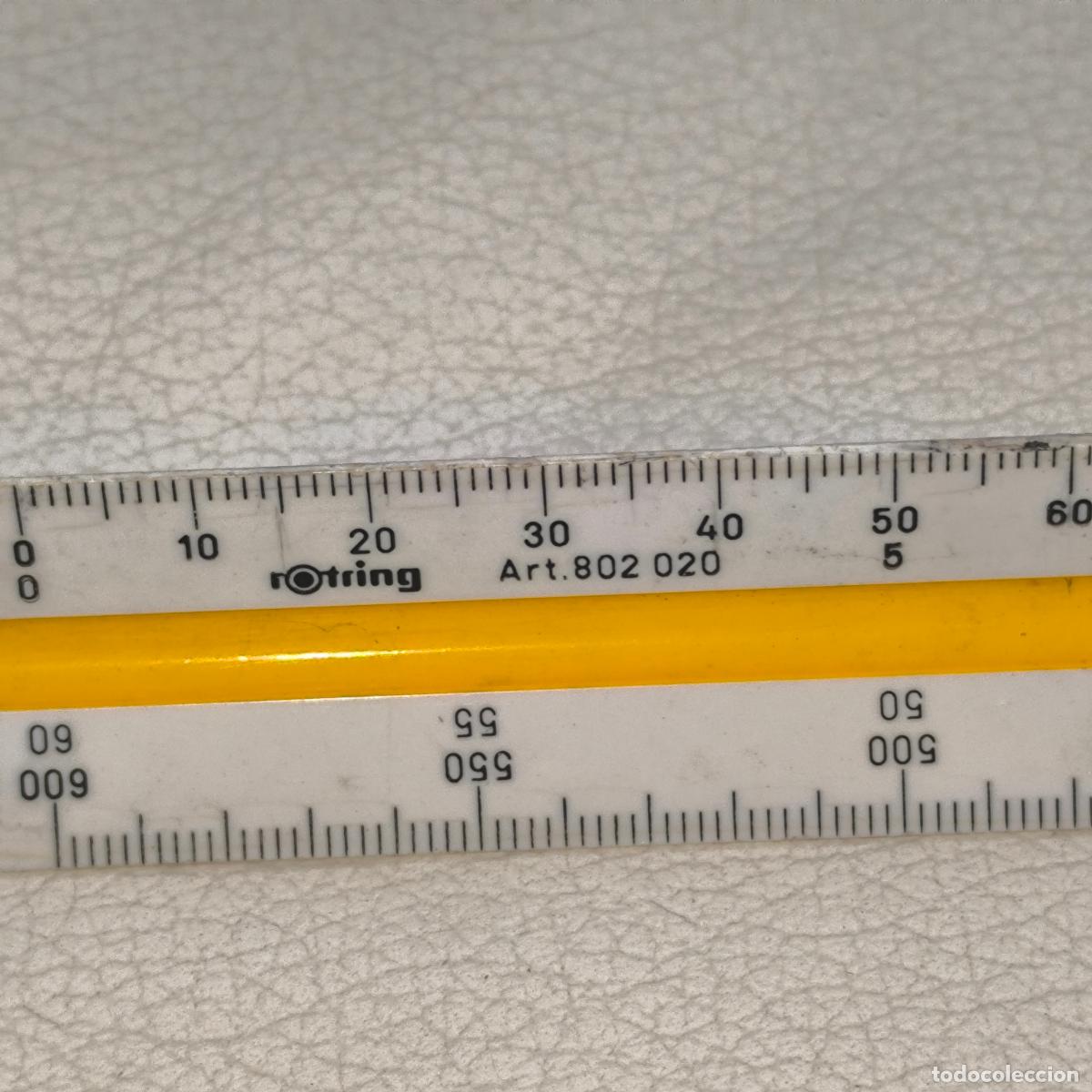 Escriban&iacute;a: SCALE RULER ROTRING 802020 CIVIL/BUILDERS triangular escal&iacute;metro - Foto 2