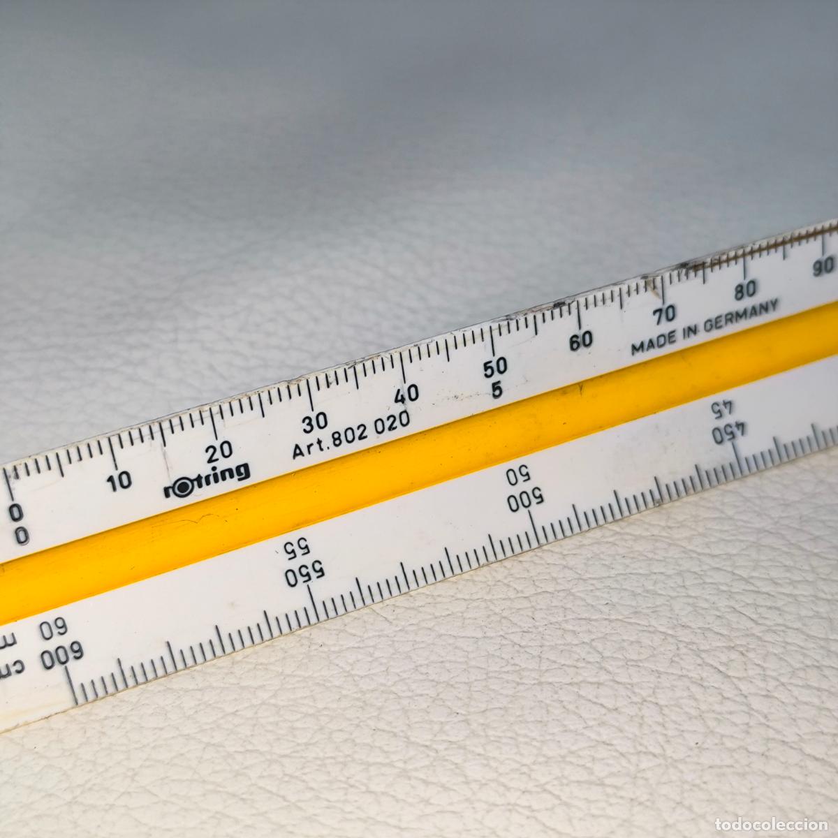 Escriban&iacute;a: SCALE RULER ROTRING 802020 CIVIL/BUILDERS triangular escal&iacute;metro - Foto 5