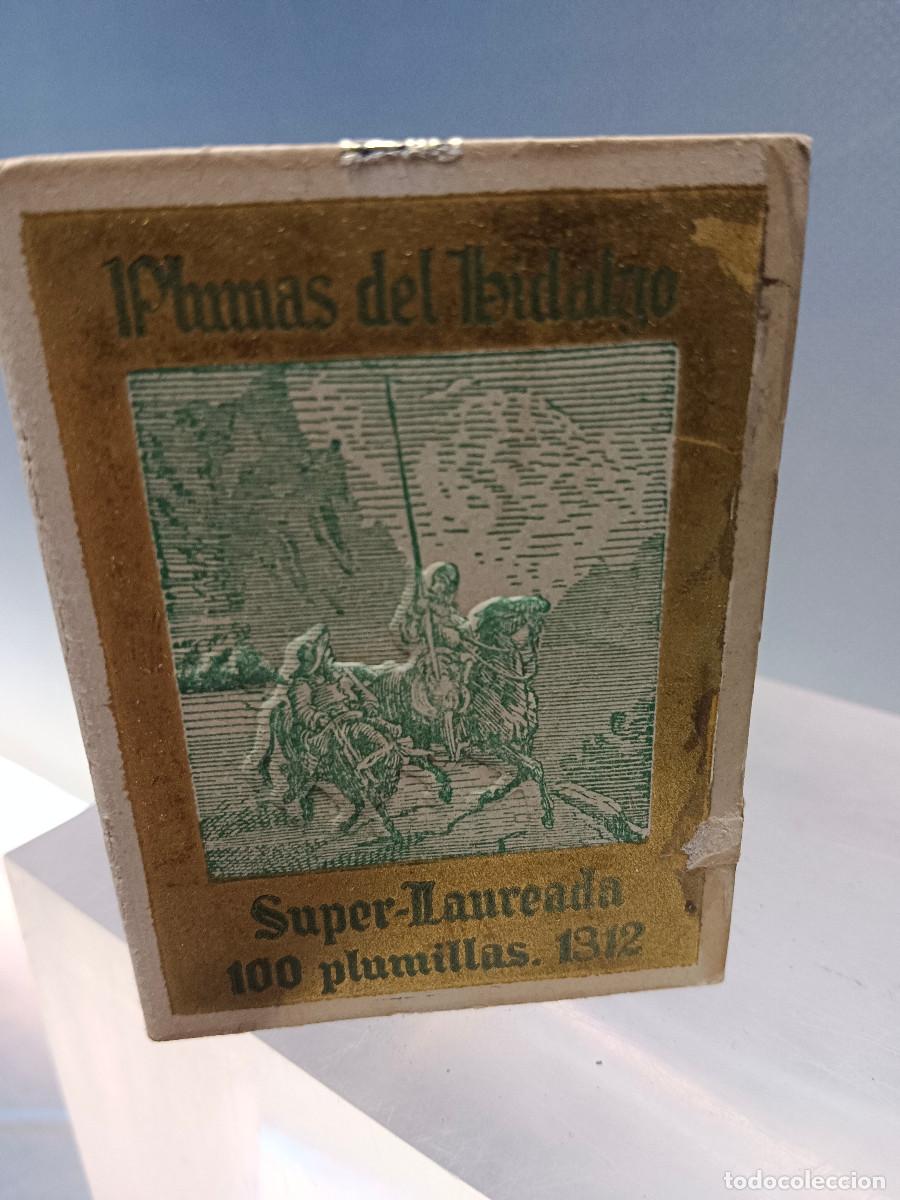 Escriban&iacute;a: ANTIGUA CAJA DE PLUMINES, PLUMAS HIDALGO, SUPER DINAMICA, nueva sin uso