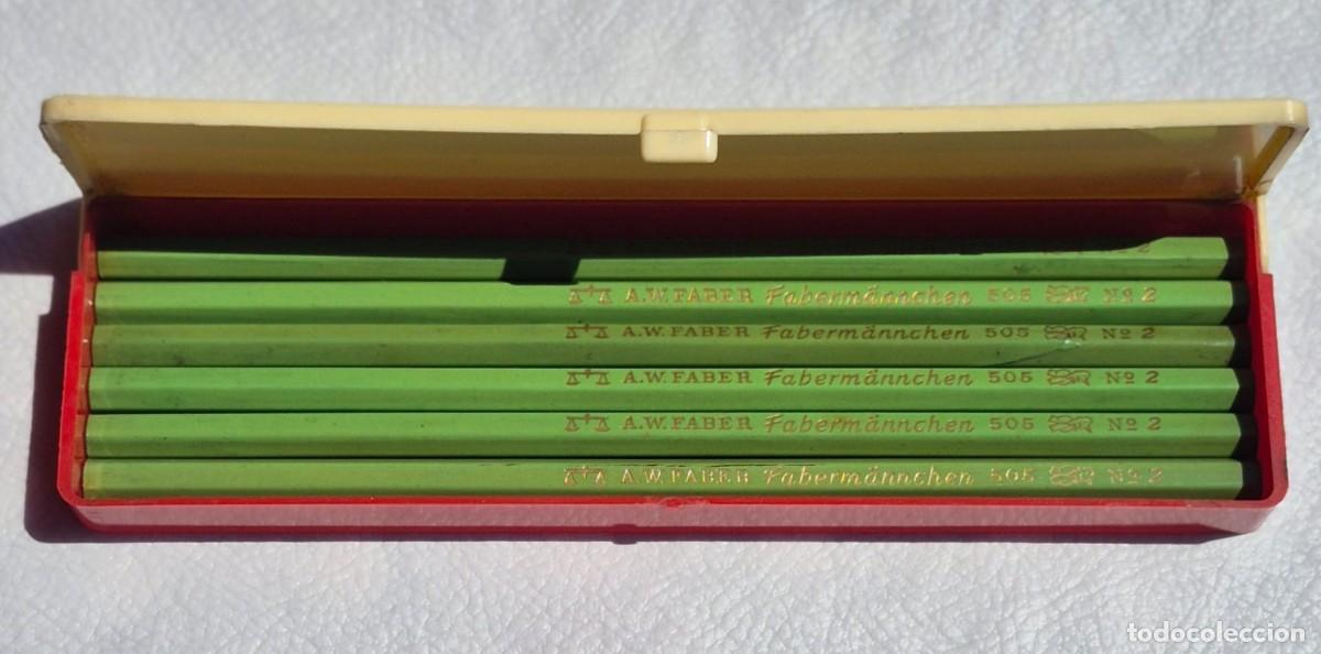 Escriban&iacute;a: A.W. FABER &ndash; FABERM&Auml;NNCHEN 505 n&ordm; 2 &ndash; caja con 6 l&aacute;pices nuevos a estrenar-estuche pl&aacute;stico