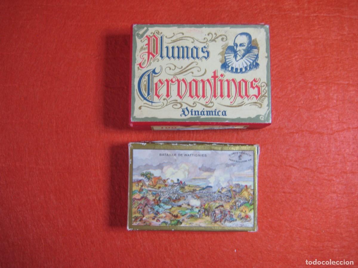 Escriban&iacute;a: 2 CAJAS DE PLUMLLAS NUEVAS PRECINTADAS VINTAGE DE MITAD SIGLO XX